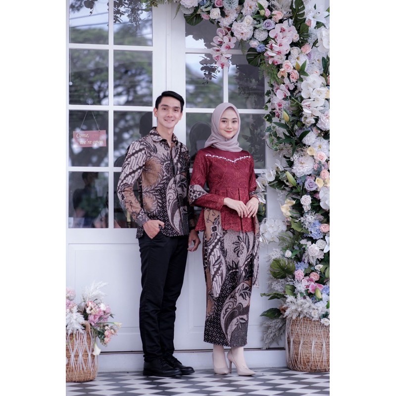 Batik couple model terbaru 2021 - Batik sarimbit - Batik couple - ASHIFA A