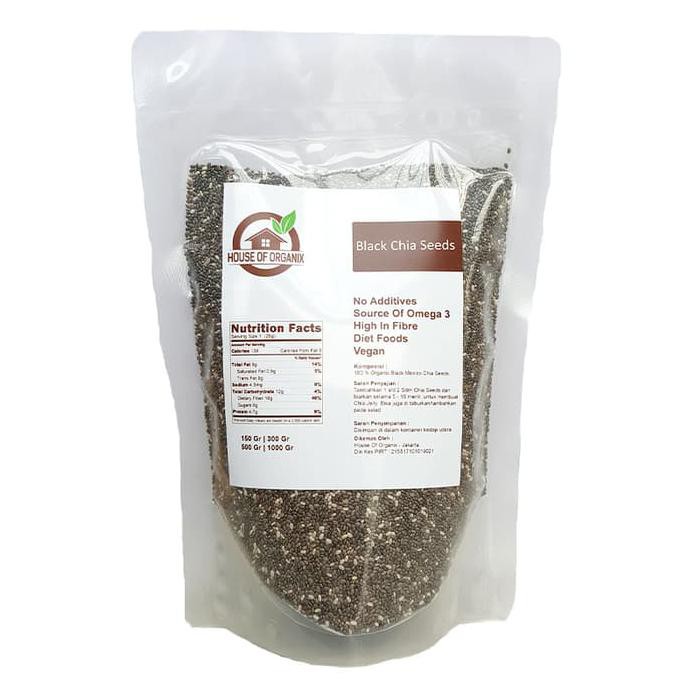 

Super Sale Organic Black Chia Seeds 150 Gr Ready Stock