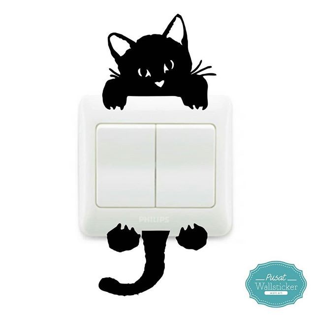 

STICKER SAKLAR CAT BLACK