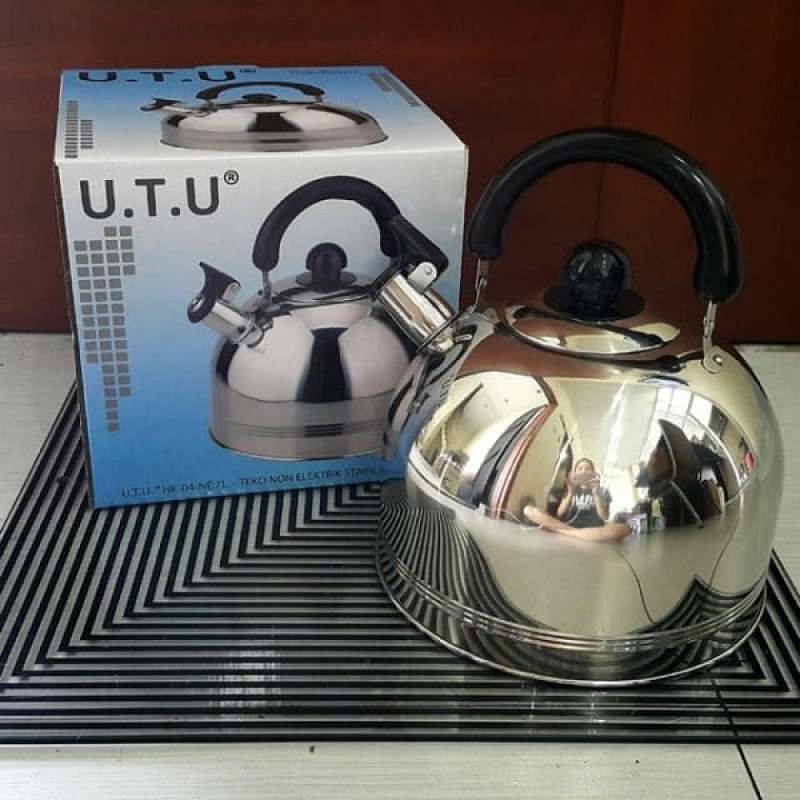 Teko  Yundai  , UTU.  Bunyi Siul Stainless Ceret Kettle Ketel Pemanas Air  , 5 , 7 liter