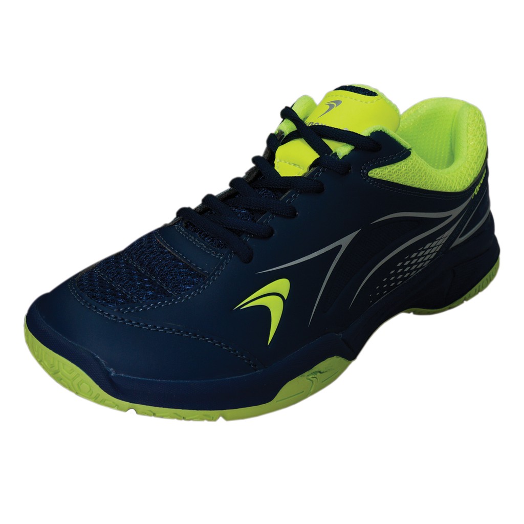 Flypower Sepatu Badminton Pawon 5 - Navy Citrus Silver | Shopee Indonesia