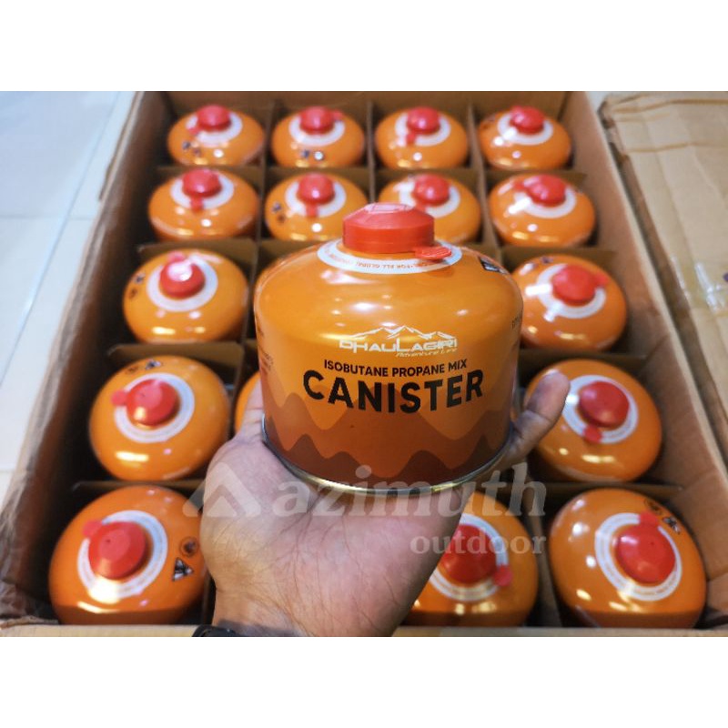 TABUNG GAS CANISTER DHAULAGIRI 220 GRAM - REFILL ADAPTOR - KOMPOR ULTRALIGHT MINI STOVE M-02