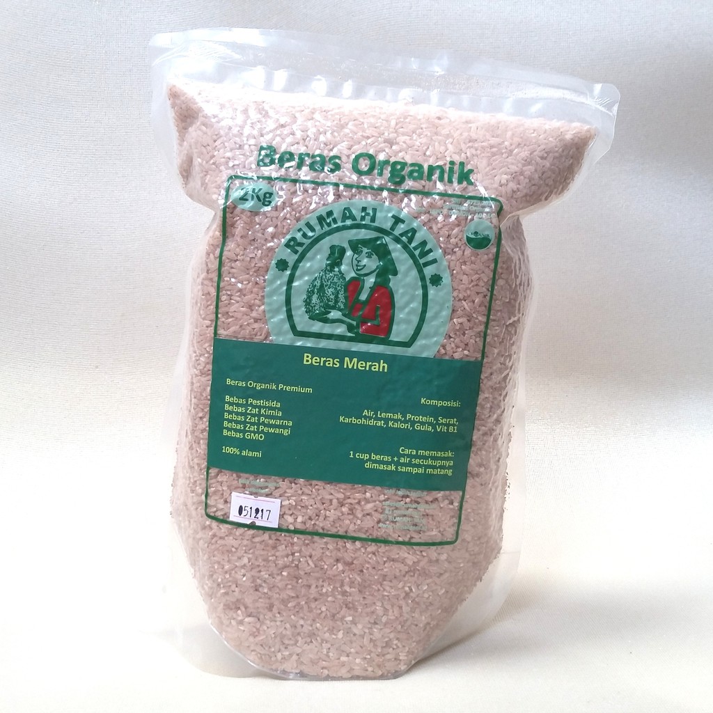 

Rumah Tani Beras Merah Organik Sosoh (Pulen dan empuk ) 2 kg