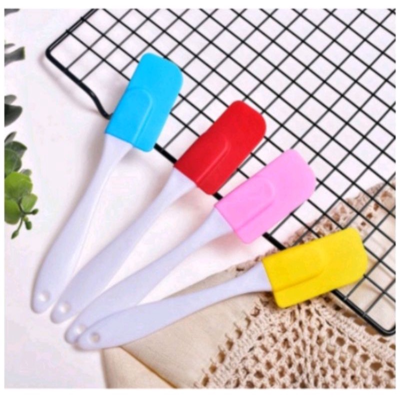 US209 Spatula Silicone Alat aduk adonan Kue Anti Lengket By Toko Haji Usman