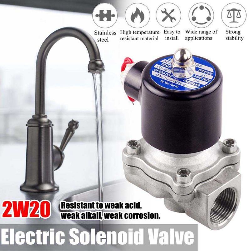 Electric Selenoid Water Valve 220V 1/2&quot;, 3/4&quot;, 1&quot;