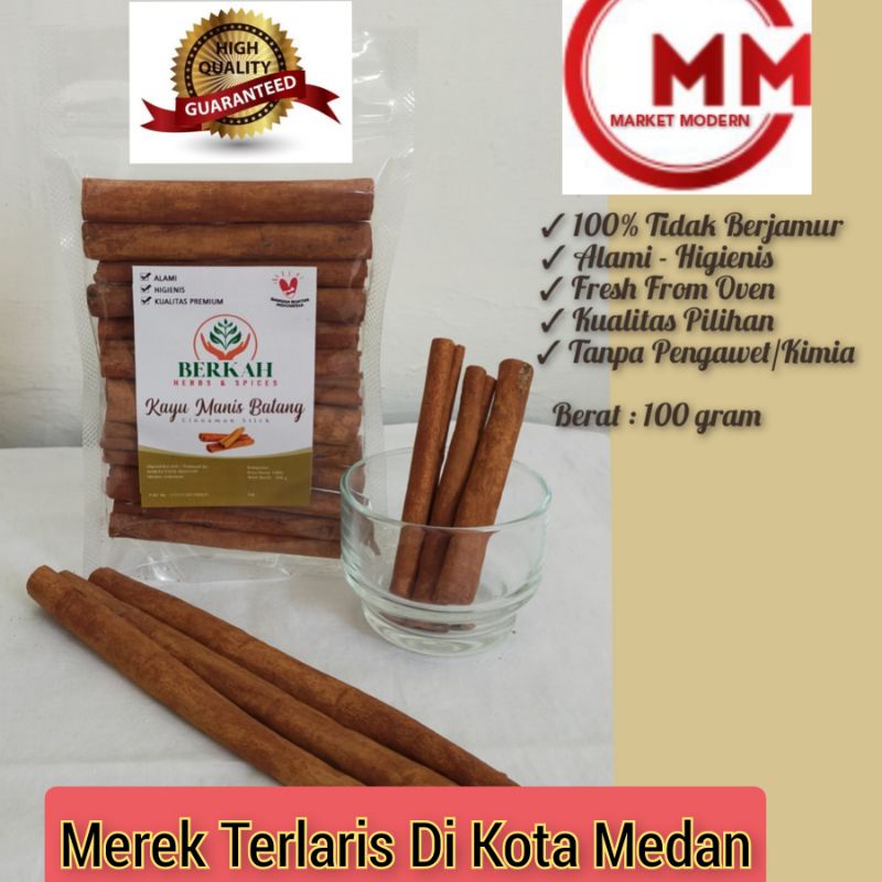 

Kayu Manis Batang 100 Gram Kualitas Premium Super Bersih Higienis Dan Wangi