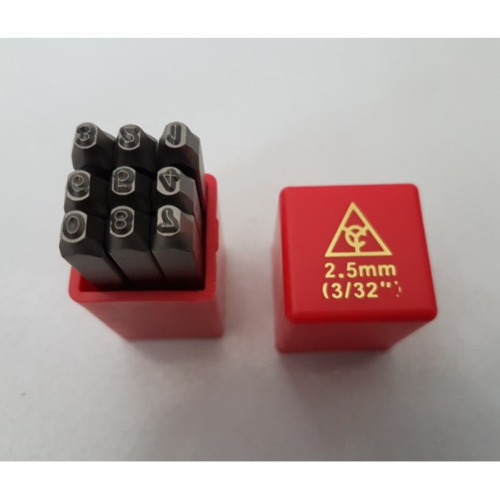 

Asli taiwan. Ketok nomor 2 5mm number punch K1