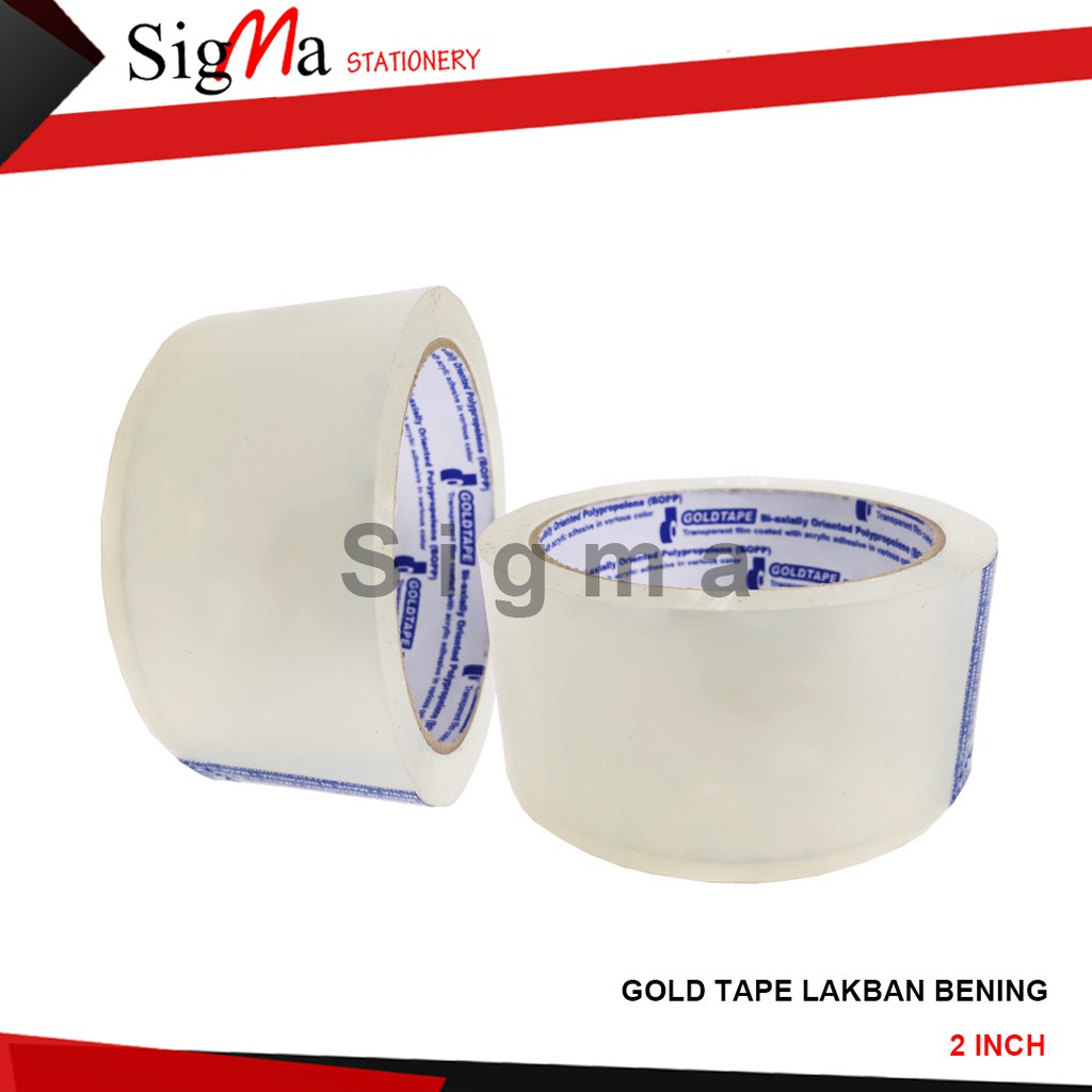 

Lakban Gold Tape Biru 60 Yard Bening Coklat (Pcs)