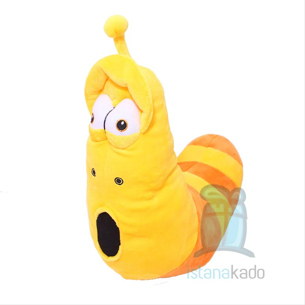 Promo Boneka Ulat Serial Kartun Lucu Larva Kuning Yellow Size L