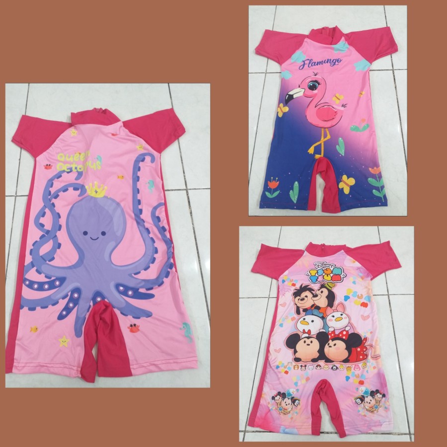 Baju Renang Anak Diving FLAMINGO JELLY FISH DINO OCTOPUS