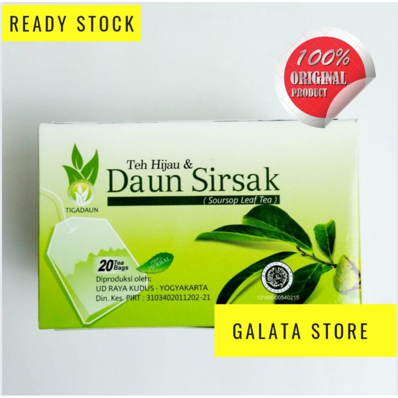 

Teh Celup Daun Sirsak Obat Kanker dan Tumor Alami