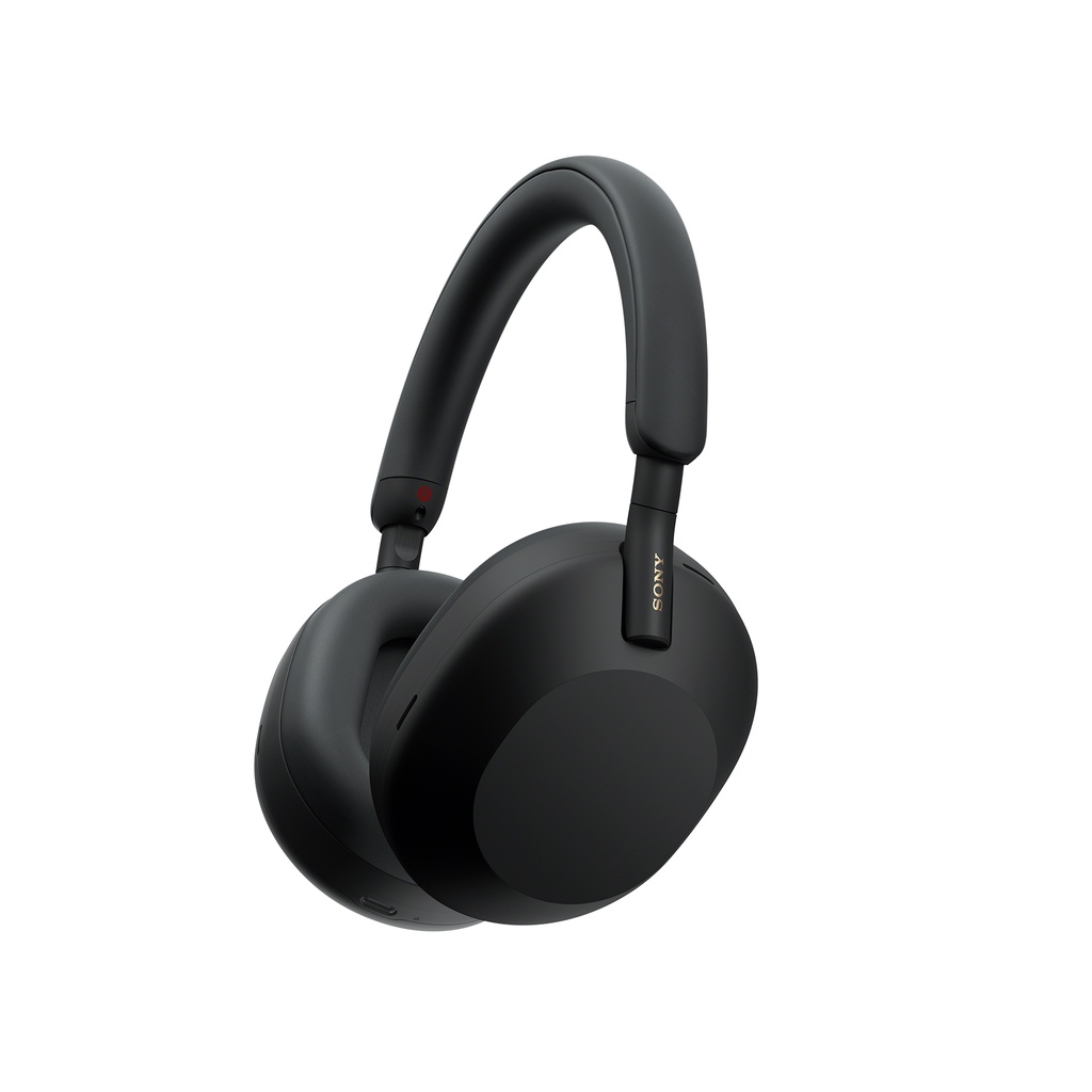 Headset Sony WH-1000XM5 Headphones Wireless Noise Canceling Premium WH1000XM5 WH 1000XM5 For Android &amp; IOS - Black