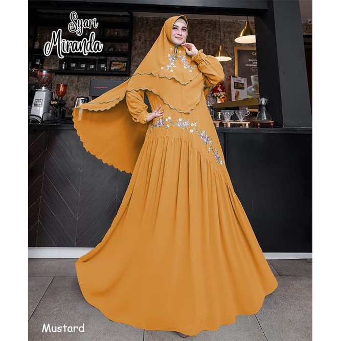 MIRANDA Gamis syari gamis kondangan muslimah lebaran