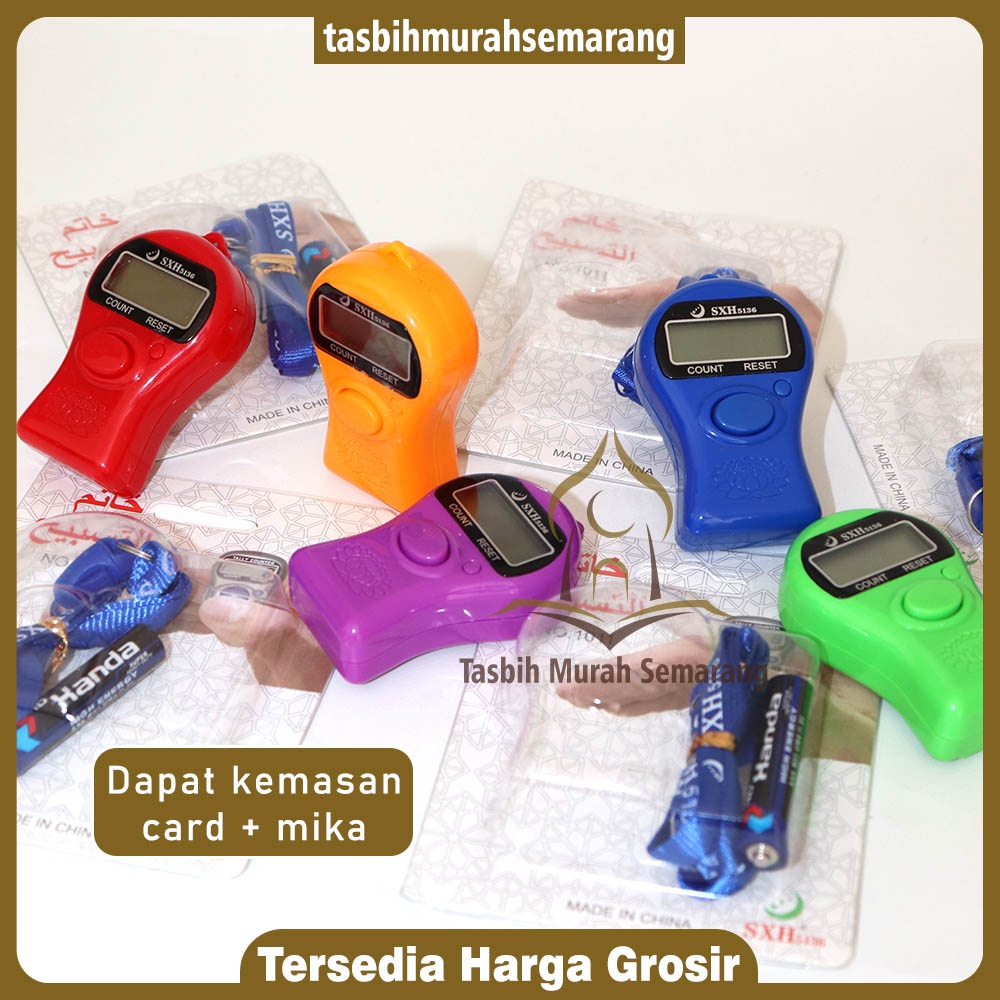 TASBIH DIGITAL BIG SCREEN / TASBIH DIGITAL [Kemasan Card]