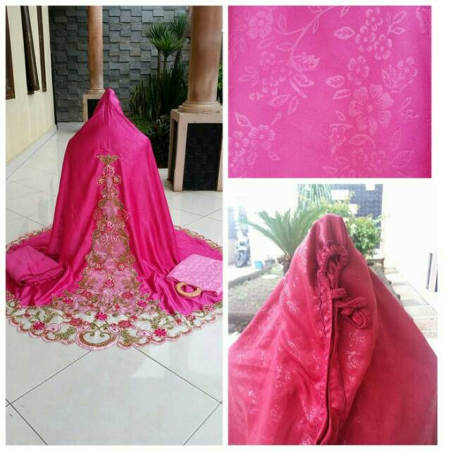 MUKENA JANUR VELVET/ MUKENA WARNA PUNGGUNG JANUR/ MUKENA