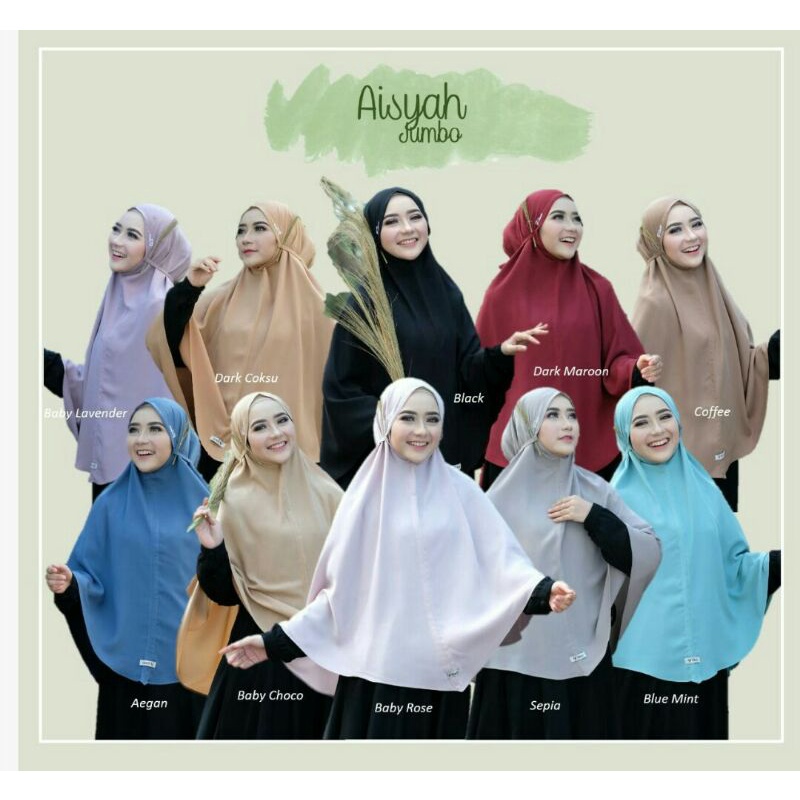 Bergo Aisyah Jumbo by Fauz Hijab