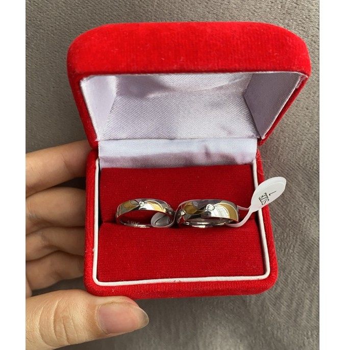 SALE / OBRAL Cincin Couple Pasangan Titanium Import Anti Karat OB001