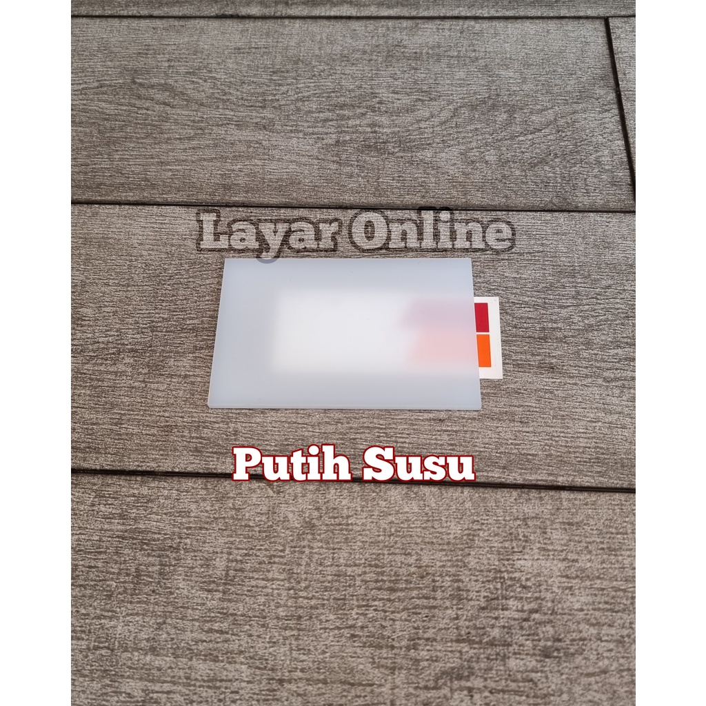 Acrylic Laser Cutting 5mm 20x105cm Akrilik Putih Susu 5 mm 105x20cm Potongan