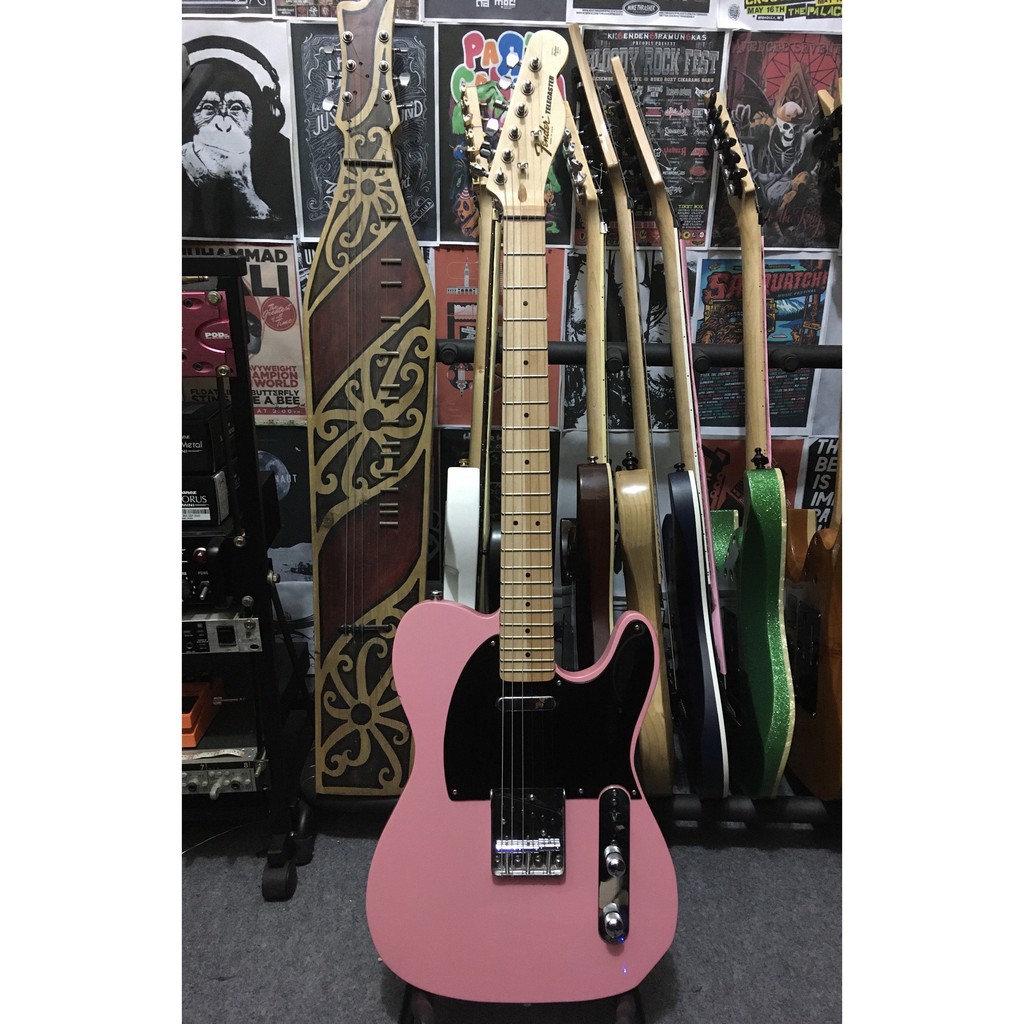 Gitar Elektrik Fender Squier Telecaster PINK - STOK TERBATAS