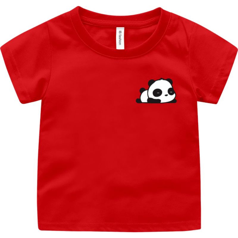 ((IB))KAOS ANAK2 UNISEX/LOGO PANDA SABLON DIGITAL