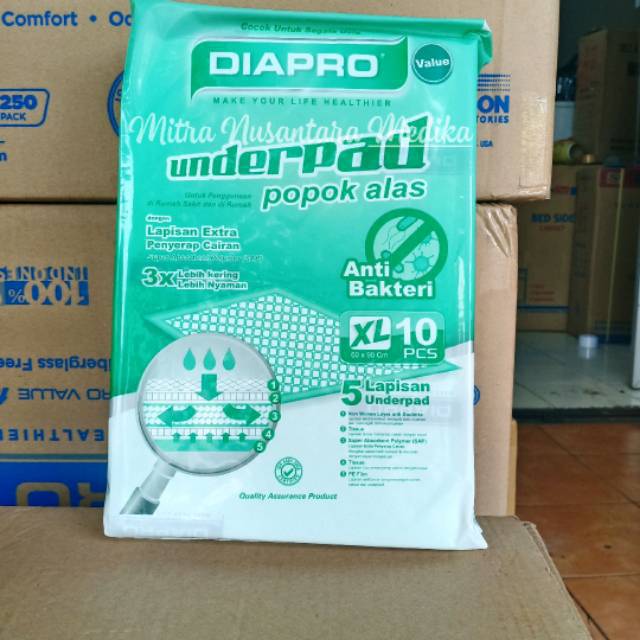 Underpad Diapro XL ISI 10 pcs