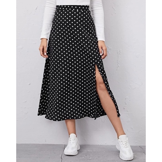 SKOUTWEAR | Lilyana Polka Skirt (Petite Size to Plus Size)