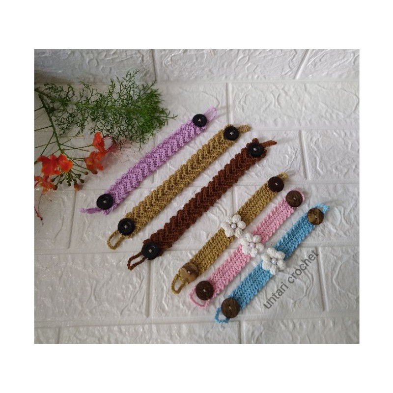 Konektor masker/konektor masker rajut/konektor hijab rajut