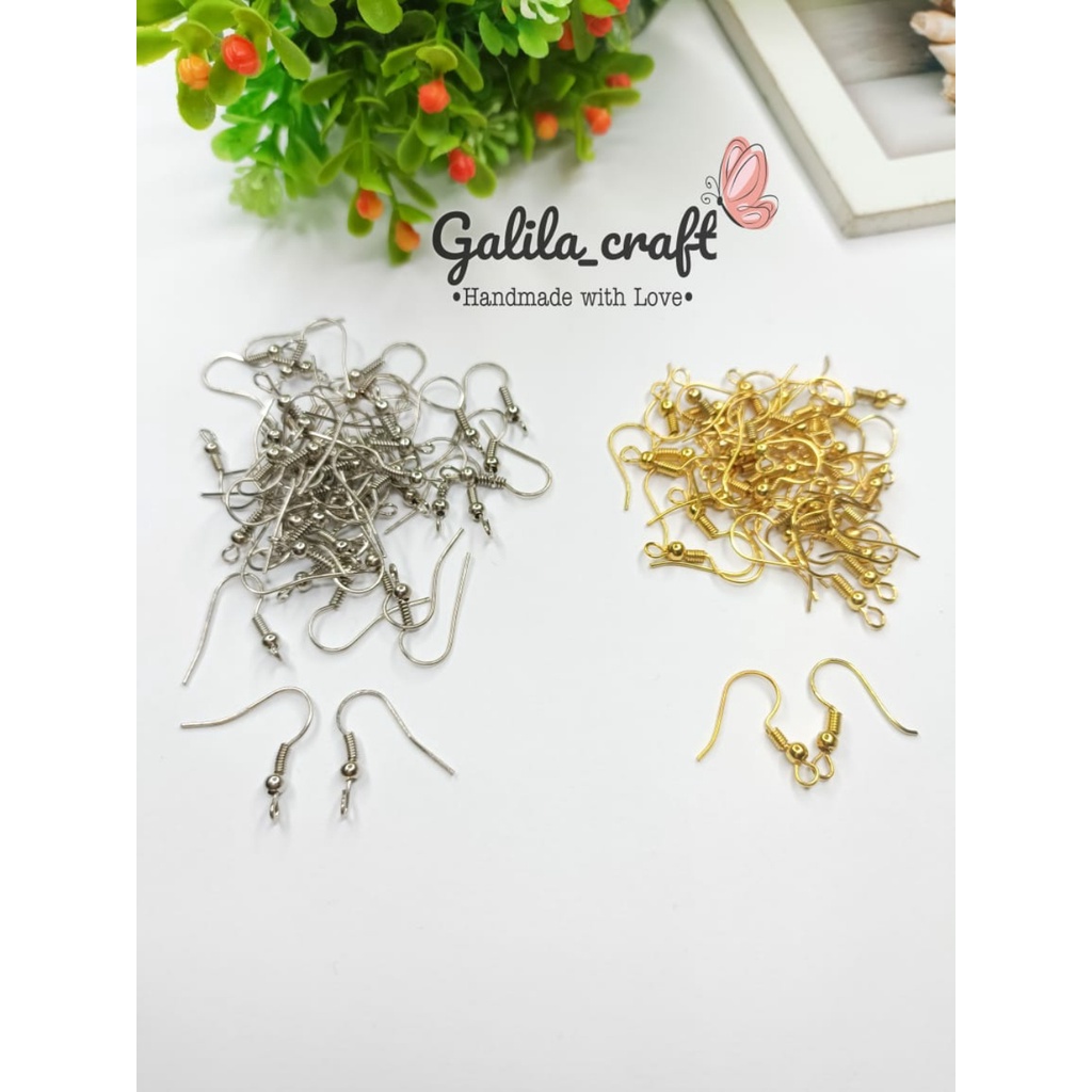 Kait anting silver gold emas perak