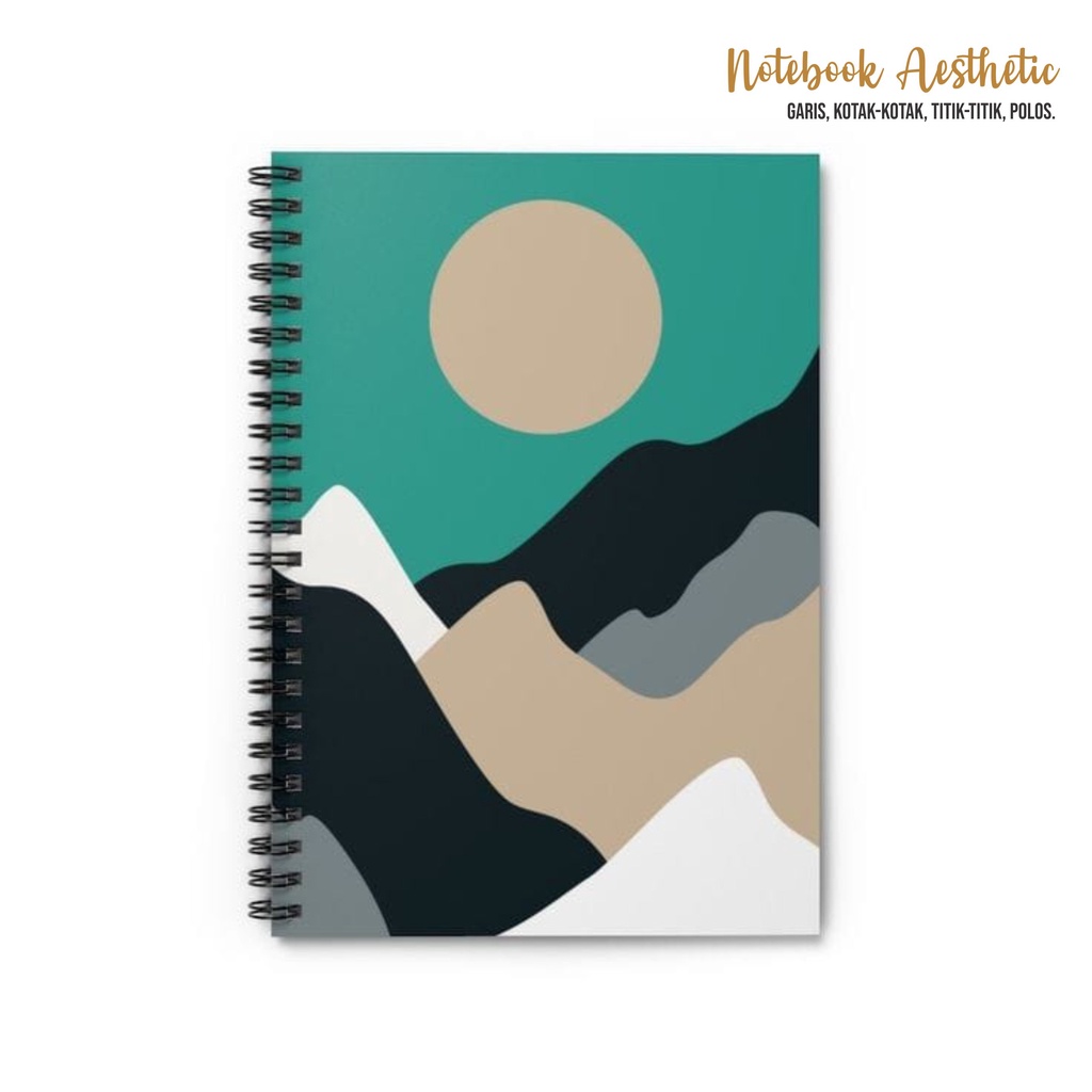 

Notebook Aesthetic | Ready Cover | A5 | 100 Page