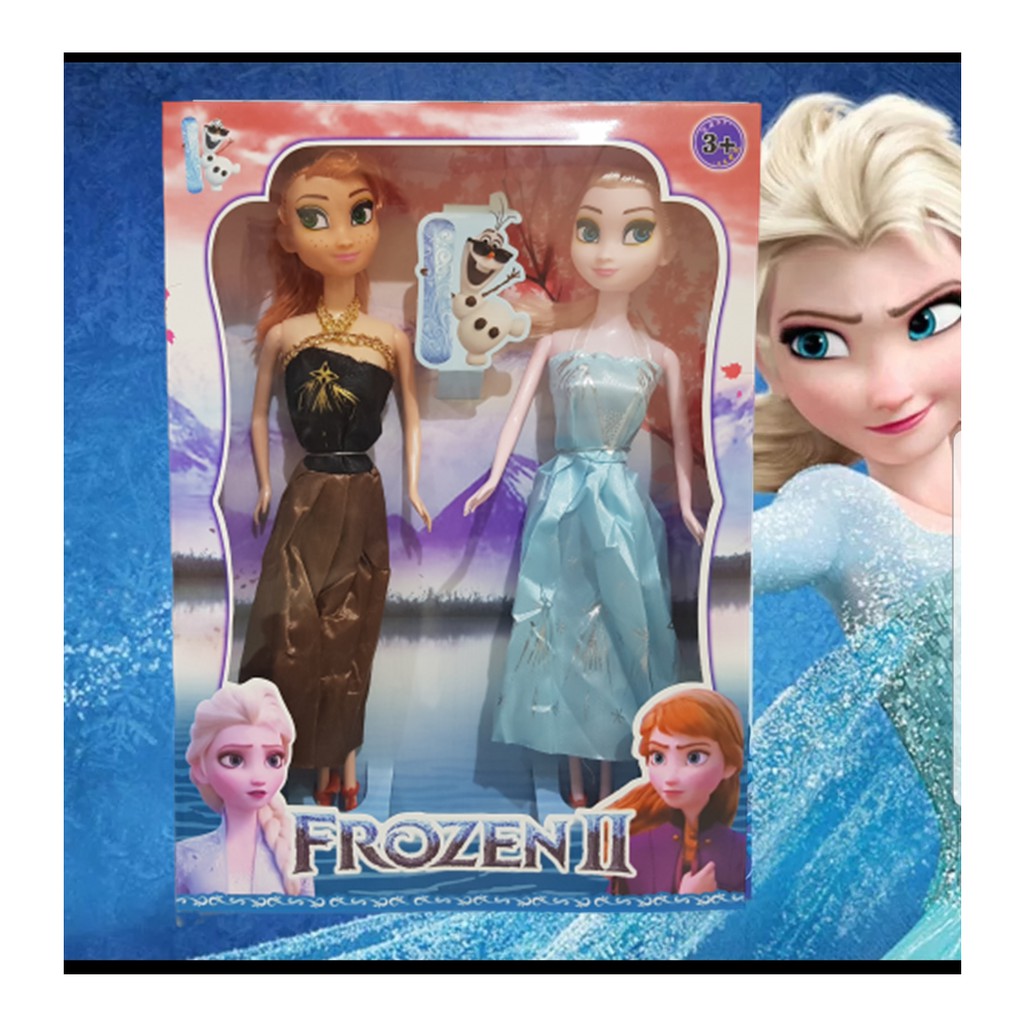 MAINAN ANAK PEREMPUAN BONEKA FROZEN 2 ELSA ANNA OLAF DUS BESAR