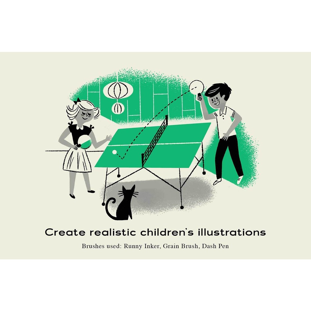 Procreate Brush - The Complete Mid-Century Brush Collection for Procreate