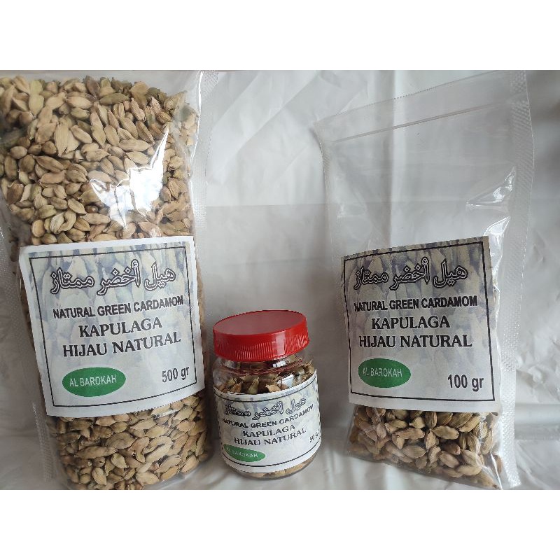 

Kapulaga Hijau India / Green Cardamom 500gr & 100gr