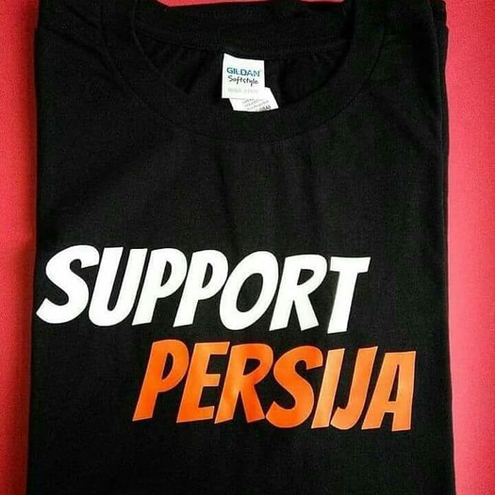 Kaos Baju Obral Combed 30 Distro SUPPORT PERSiJA polos custom Jakmania