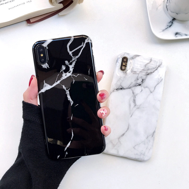 Marble Stone Soft TPU Case Samsung Galaxy S8 S9 S10 Plus Note 20 Ultra