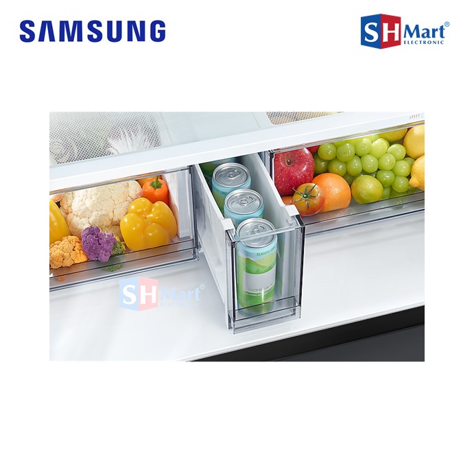 SAMSUNG KULKAS MULTI DOOR SIDE BY SIDE RF59A70T0B1/SE  WITH ALL AROUND COOLING 667 LITER (MEDAN)