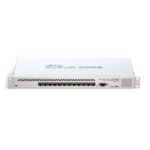 MIKROTIK CCR1016-12G 2GB RAM, 12XGbit LAN, L6, 1U rack, PSU, LCD