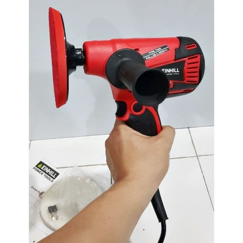Mesin Poles Mobil Furniture Polisher Einhill 5 Inch Set Lengkap Garansi 1 Tahun