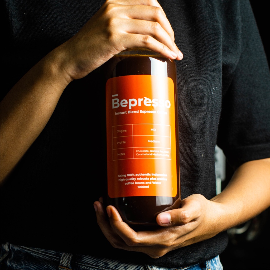 

p4yu Espresso Cair Kafein 1 Liter Minuman Kopi Susu Kekinian Kosentrat Coffee Blend Arabika Robusta