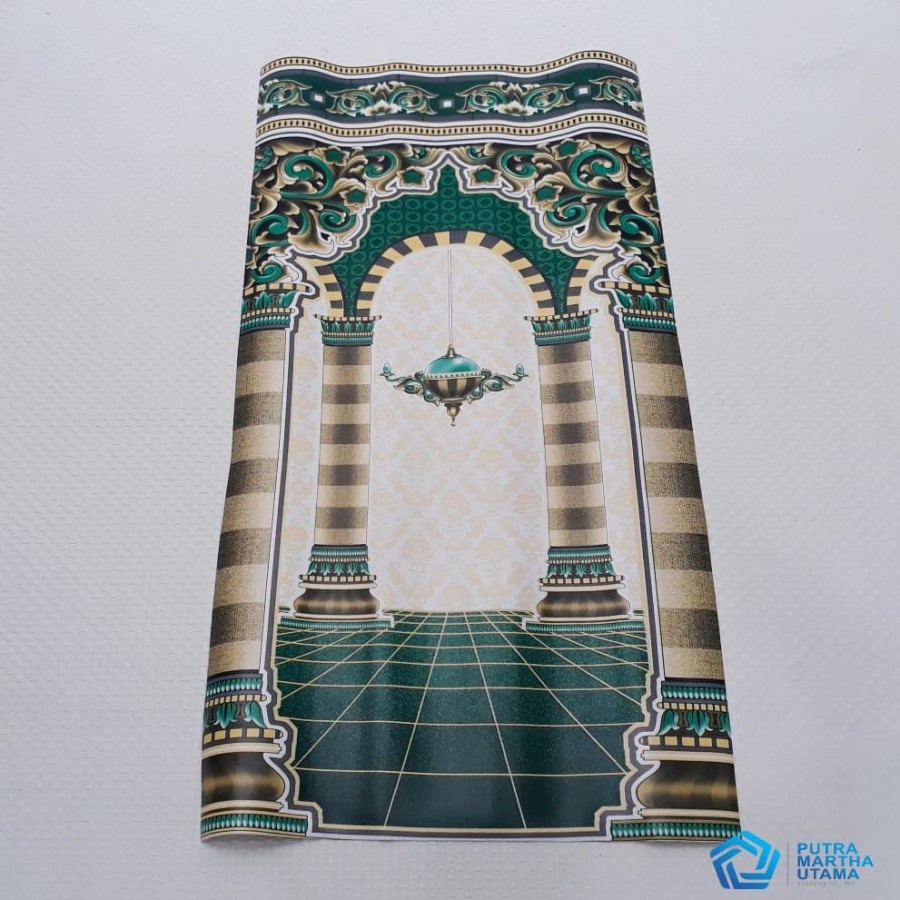 Sajadah Plastik PVC Ukuran 60x110 cm All Colour-Hijau