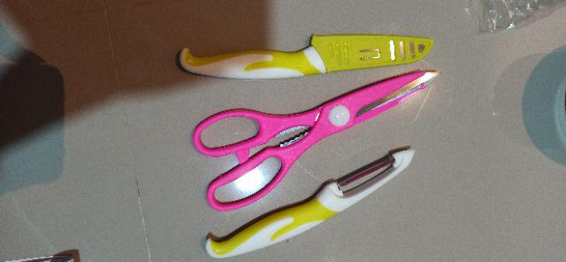 Pisau Set 3 Jenis Talenan Bukaan Kaleng Dan Filler Serba Guna