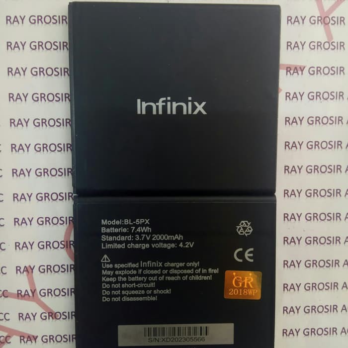 Baterai Original Infinix BL- 5PX , BL 5PX , Hot Fire