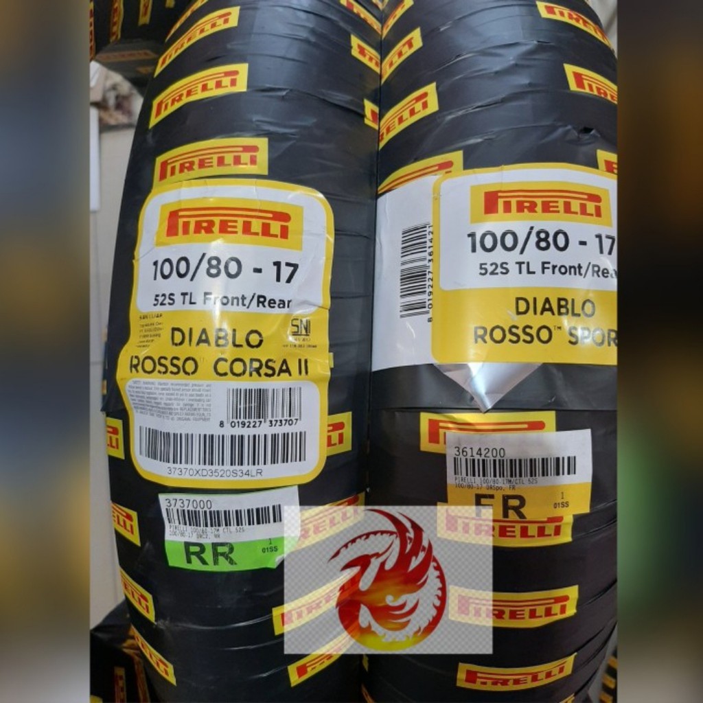 Ban Pirelli Diablo Rosso Sport 100/80 ring 17