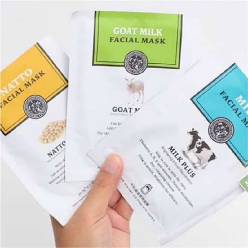 FACIAL  mask Milk Nato - Masker Susu NATO