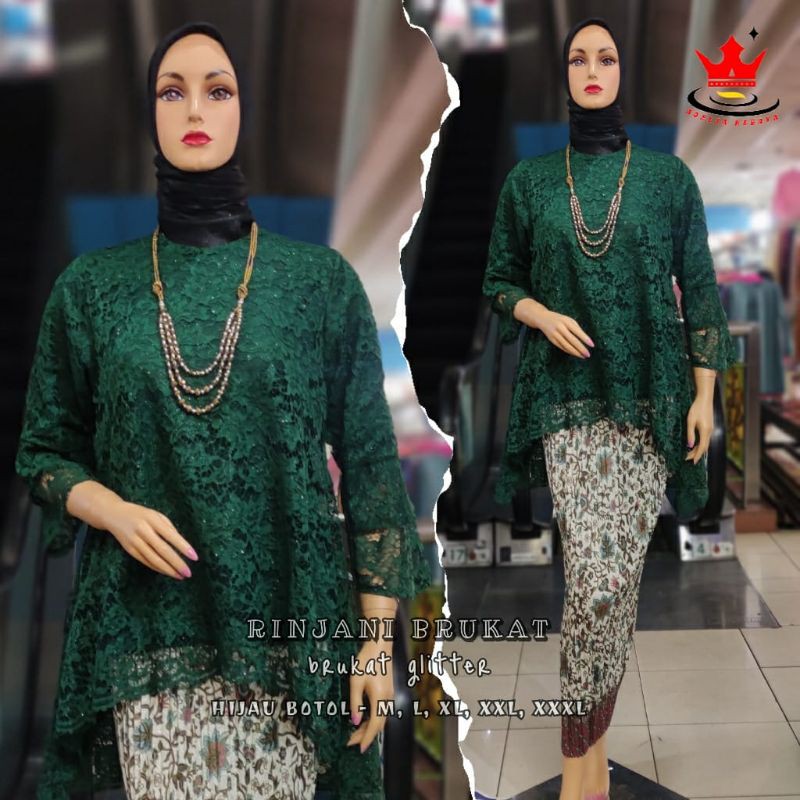 indahKebaya | SET KEBAYA BROKAT JUMBO / BIANCA RINJANI / KONDANGAN / MUSLIMAH ADA LD 130CM