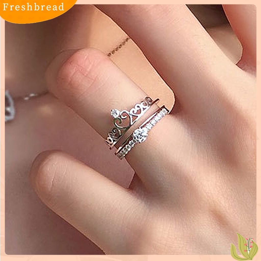 Terlaris Alloy Ring Solid Detachable Crown Detachable Crown Ladies Ring for Wedding