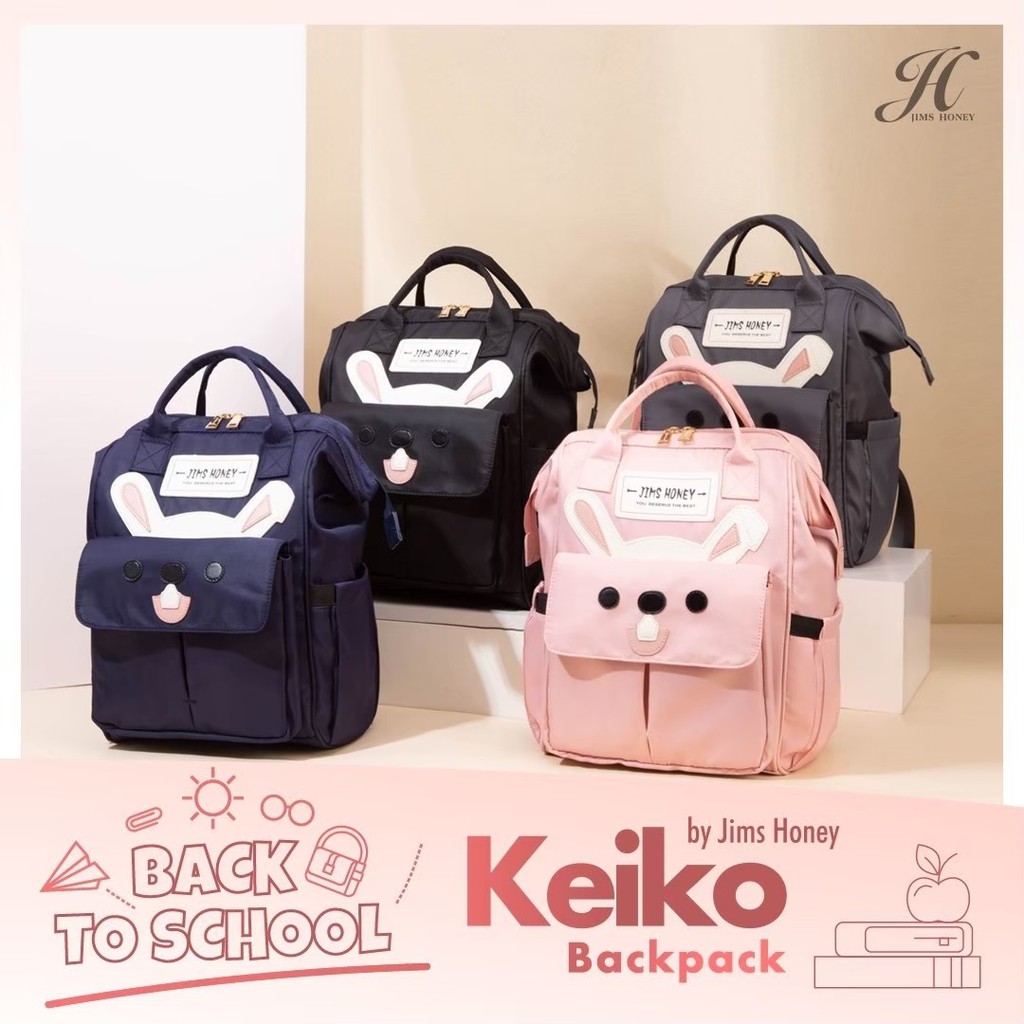 Keiko Backpack, Tas Ransel Wanita Jimshoney