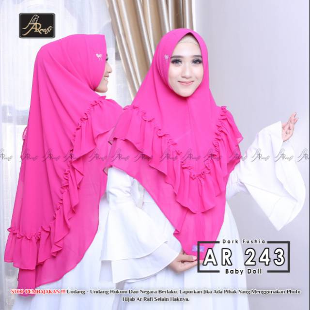 Arrafi hijab : arrafi 243 | arrafi khimar syari | arrafi khimar kriwil