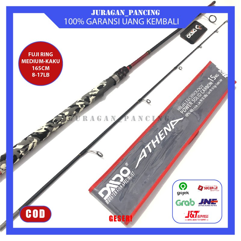 ALAT PANCING ROD JORAN PANCING Rod DAIDO ATHENA PRO SERIES 562 165 CM 17 LB RING FUJI IKAN MAS