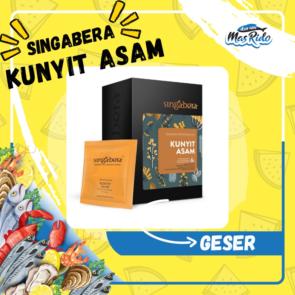 

Singabera Kunyit Asam Heritage Selection 15 Teabags In Sachet Jamu Praktis