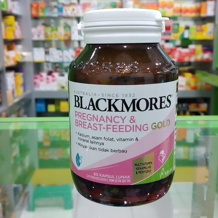 BLACKMORES PREGNANCY AND BREASTFEEDING GOLD BPOM KALBE - 60 kapsul